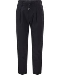 Herno - Technical Fabric Drawstring Trousers - Lyst