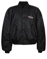 Balenciaga - Bomber Jacket With 'Political Campaign' Logo - Lyst