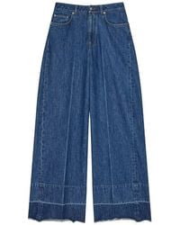Givenchy - Wide-Leg Denim Cotton Jeans - Lyst