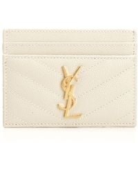 Saint Laurent - Monogram Card Case - Lyst