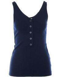 AURALEE - Wool Stretch Tank Top - Lyst