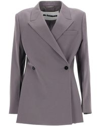Jil Sander - Gabardine Blazer - Lyst