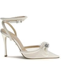 Mach &amp; Mach - Mach & Mach Double Bow Satin Pumps - Lyst