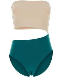 Eres - Two-Tone Stretch Nylon Double Swimsuit - Lyst
