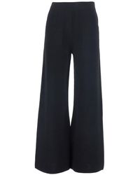 Max Mara - 'Faida' Pants With Wide Leg And Elasticated Waist - Lyst