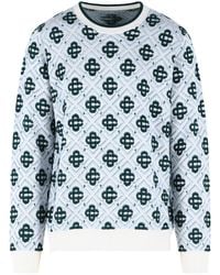 CASABLANCA - 'Monogram' Multi Wool Sweater - Lyst