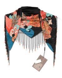 Etro - Printed Silk Foulard - Lyst