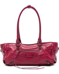 Balenciaga - East West Leather Shoulder Bag - Lyst