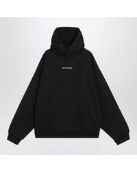 Balenciaga - Logoed Cotton Sweatshirt - Lyst
