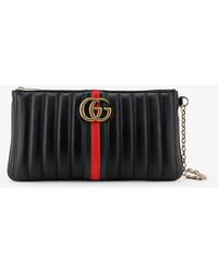Gucci - Gg Marmont Pouch With Strap - Lyst