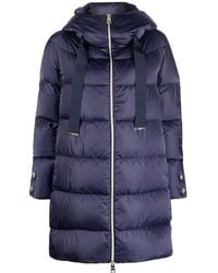 Herno - A-Shape Satin Down Jacket - Lyst