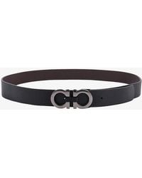 Ferragamo - Reversible Leather Belt - Lyst