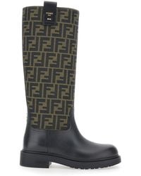 Fendi - Knee-High Boots Filo - Lyst
