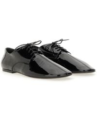 Dries Van Noten - Shiny Leather Lace-Up Shoe - Lyst