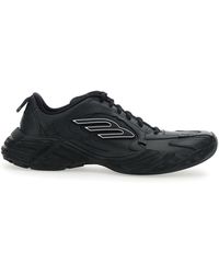 Balenciaga - 'Monday' Low Top Sneakers With Logo Detail And Emboss - Lyst