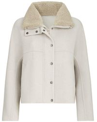 Brunello Cucinelli - Leather Jacket - Lyst