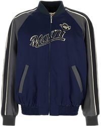 Marni - Satin Bomber Jacket - Lyst