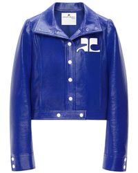 Courreges - Re-Edition Vinyl Jacket - Lyst