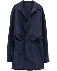 Balenciaga - Mini Shirt Dress - Lyst