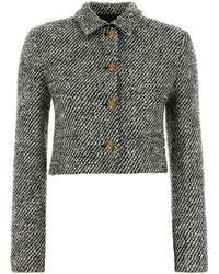 Versace - Two-Tone Responsible Wool Bouclé Loop Jacket For - Lyst