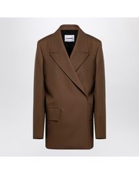 Jil Sander - Oversized Double-Breasted Wool Jacket For - Lyst