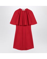 Ami Paris - Mini Wool Dress - Lyst