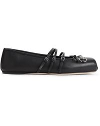 Gucci - Horsebit Leather Flat - Lyst