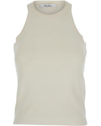 Max Mara - 'Arness' Sleeveless Top With Halterneck - Lyst