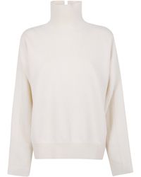 Jil Sander - High Neck Long Sleeves "Padded Details" Jumper - Lyst