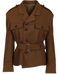 Celine - Peplum Jacket - Lyst