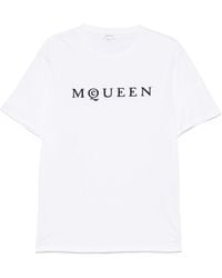McQueen - T-Shirt With Logo - Lyst