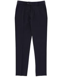 BOSS - Leather Trousers - Lyst