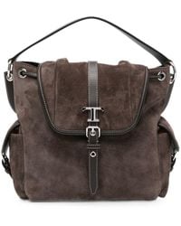 Tod's - T Timless Mini Leather Backpack - Lyst