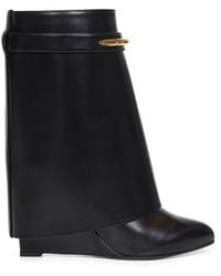 Givenchy - Leather Shark Pinch Ankle Boots - Lyst