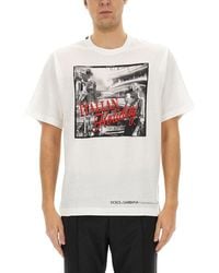 Dolce & Gabbana - T-Shirt With Print - Lyst