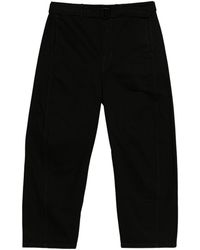 Lemaire - Twisted Belted Trousers - Lyst