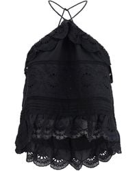 Isabel Marant - Marant Etoile Prisha Ruffle Top - Lyst