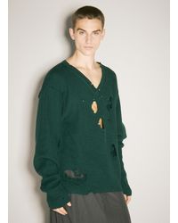 Vetements - Destroyed Sweater - Lyst