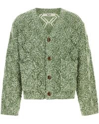 Séfr - Melange Wool Blend Oversize Abain Cardigan - Lyst