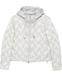 Herno - Quilted Short Down Jacket - Lyst