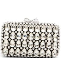Self-Portrait - Crystal Embellished Clutch - Lyst