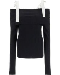 ROTATE BIRGER CHRISTENSEN - 'Long-Sleeved Off-Should - Lyst