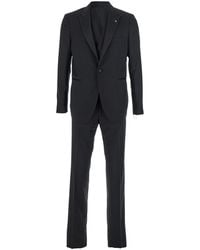 Tagliatore - Single-Breasted Suit With Jacket And Vest - Lyst
