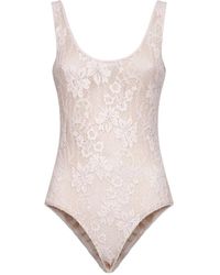 Zimmermann - Lace Scoop Bodysuit - Lyst
