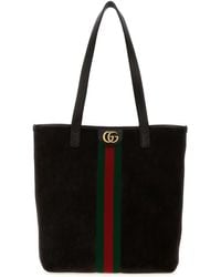Gucci - Suede Ophidia Shopping Bag - Lyst
