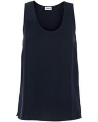 P.A.R.O.S.H. - P.A.R.O..H. Sleeveless Top With Round Neck - Lyst