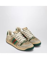 Gucci - Screener Leather Sneaker - Lyst