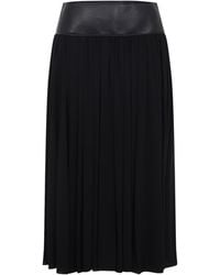 Alaïa - Alaia Wide Belted Skirt - Lyst
