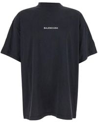 Balenciaga - Uniform Merch Dry Jersey Oversized T-Shirt - Lyst