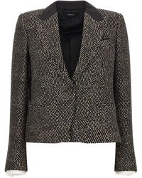 Tom Ford - Tweed Boyfriend Jacket - Lyst